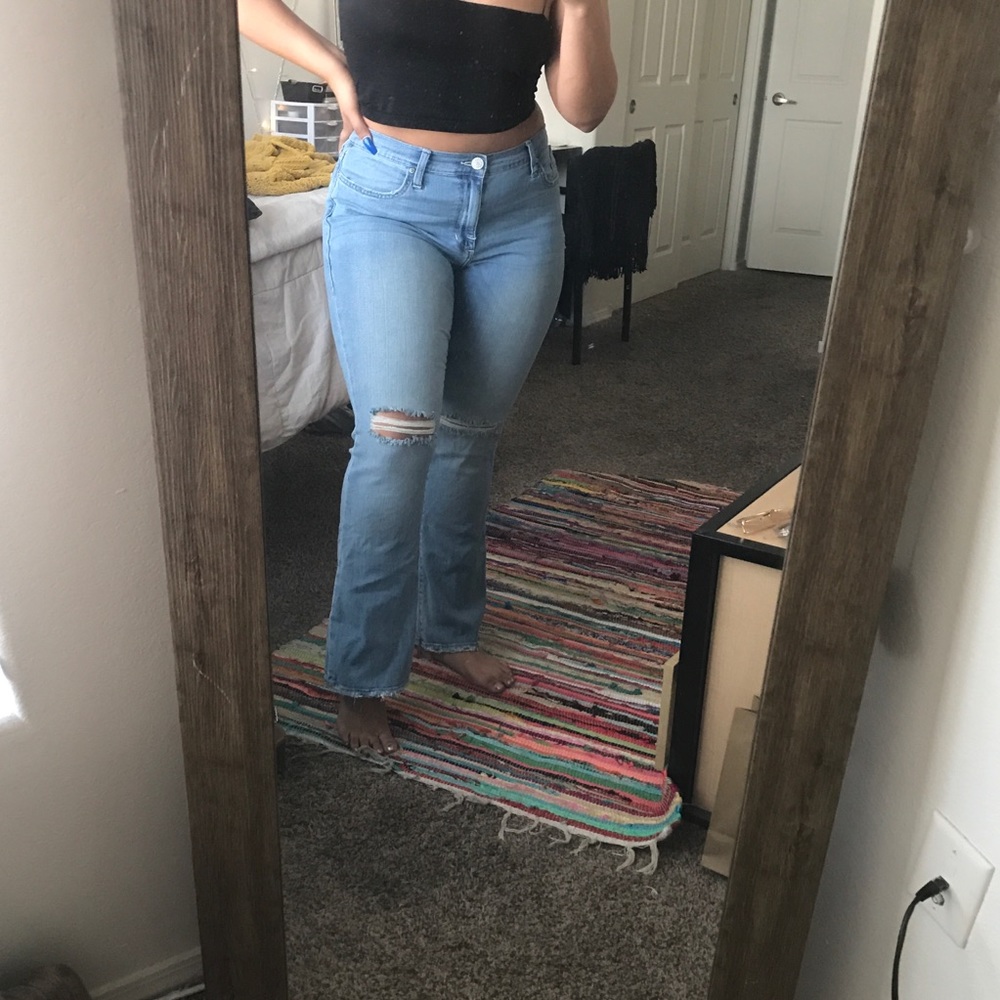 cute flare jeans